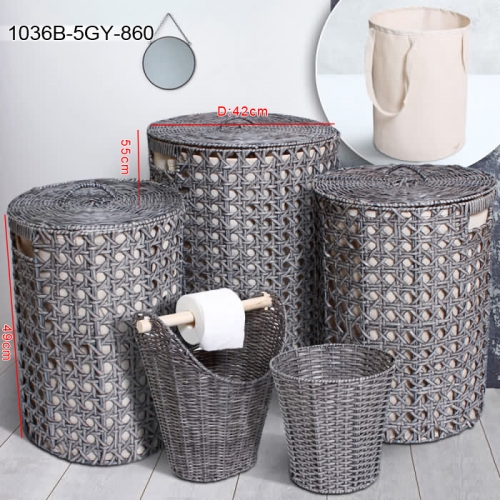 laundry hamper with straps