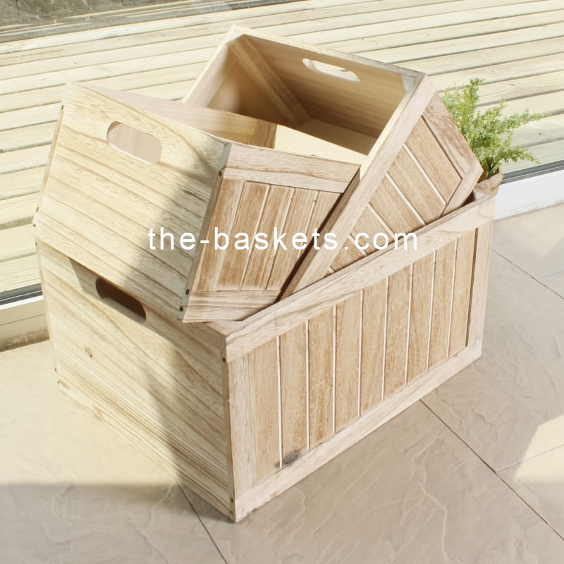 Storage basket,Wood Crates