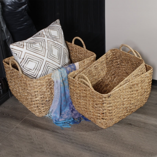 Water Hyacinth Basketbaskets And Bins 5765